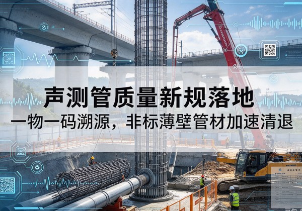 井陉矿声测管质量新规落地，一物一码溯源，非标薄壁管材加速清退
